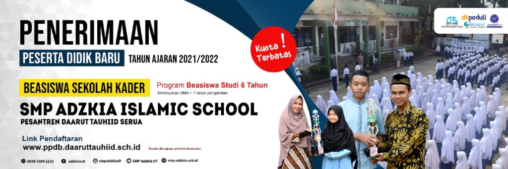 Pendaftaran Penerimaan Siswa Baru Tahun Ajaran 2021 2022 Smp Adzkia Islmic School